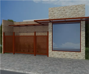 QMaquete da nova Cantina